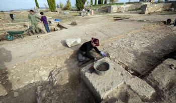 La excavación prueba 1.700 años de expolio constante en Clunia