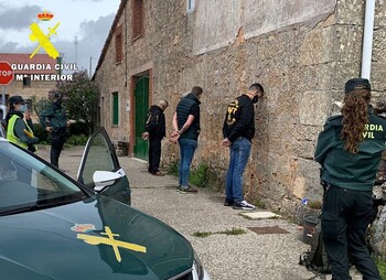 Detenidos en Burgos con armas 3 miembros de una banda motera