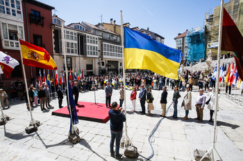 Burgos 'abraza' a Ucrania en la celebración del Día de Europa