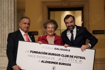 La Fundación Burgos CF recauda 25.077 euros para Afabur