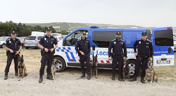 La Unidad Canina de Burgos, un modelo de referencia policial