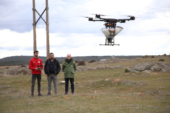 Iberdrola presenta un dron capaz de sembrar 100.000 semillas