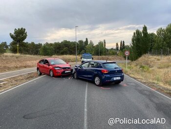 4 heridos en un accidente en la Carretera de Valladolid