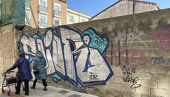 800 euros de multa por pintar grafitis en Briviesca