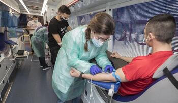 La donación de sangre crece y Burgos supera las 20.000 bolsas