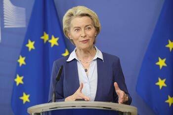 Von der Leyen promete el apoyo de la UE a Ucrania