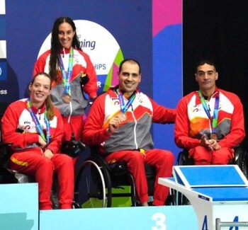 Tercera medalla para la burgalesa Marta Fernández