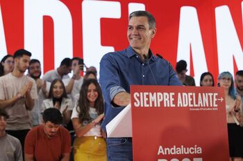 Sánchez obvia la amnistía en su primer mitin como candidato