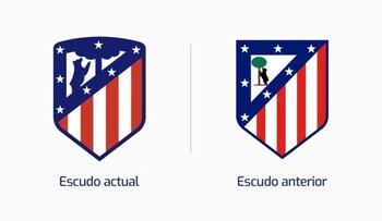 El Atlético recuperará su antiguo escudo en la temporada 24-25