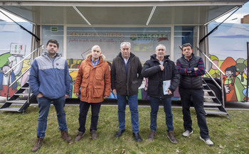 El autobús electoral de la Alianza UPA-Coag llega a Burgos
