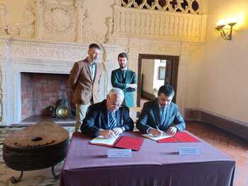 Firman la cesión del Palacio de Avellaneda como hotel de lujo