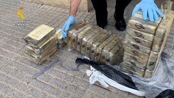 Interceptan una narcolancha en Barbate con 772 kilos de cocaína