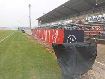 El Estadio Juan Carlos Higuero, listo para la Copa del Rey