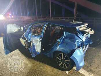 Tres heridos en un accidente de tráfico en Melgar