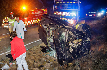 Un fallecido y dos heridos graves en un accidente en Salamanca