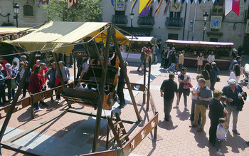El Mercado Medieval amplía la decoración y tendrá 100 puestos