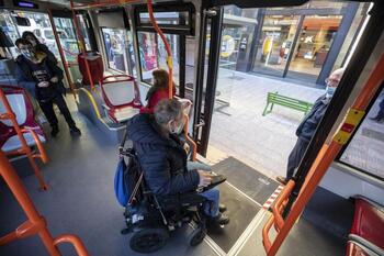 Gratuidad en el bus para acompañantes de los discapacitados