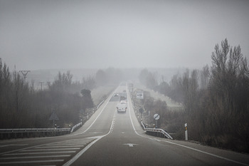 La niebla condiciona la circulación en 500 kilómetros de vías
