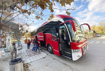 El bus gana viajeros en Briviesca con la rebaja de los bonos