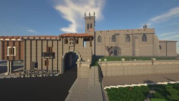 'Minecraftéate' recrea la iglesia de Villegas