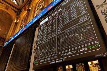 El Ibex 35 se desploma un 4,37% por culpa de Credit Suisse