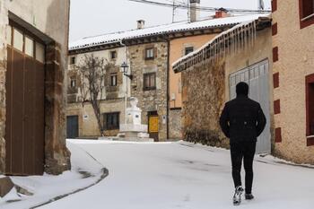 Alerta por nieve en la Cantábrica e Ibérica de Burgos