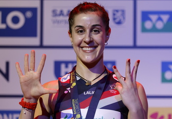 Carolina Marín se proclama campeona de Europa por octava vez