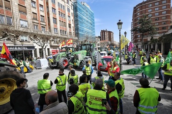 Los agricultores claman en Burgos con otra gran tractorada