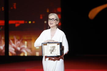 Meryl Streep recibe la Palma de Honor en Cannes