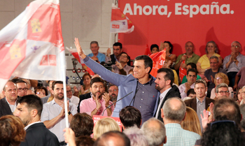 Sánchez y Ribera, en el acto del PSOE en Valladolid por el 9-J