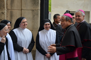 El nuncio de Su Santidad visita el convento de Santa Dorotea